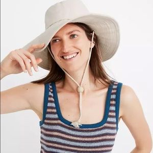 NWOT Madewell Canvas Oversized Sunhat